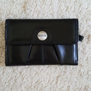 New Kenneth Cole Reaction Black Leather Wallet